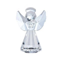 Statue Ange en Cristal Transparent – Ange Gardien Décoratif 8,5 cm, Idée Cadeau