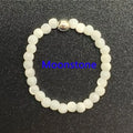 Bague Bohème en Perles de Pierre Naturelle 4 mm – Extensible, Perle Dorée ou Argentée, 14 Pierres