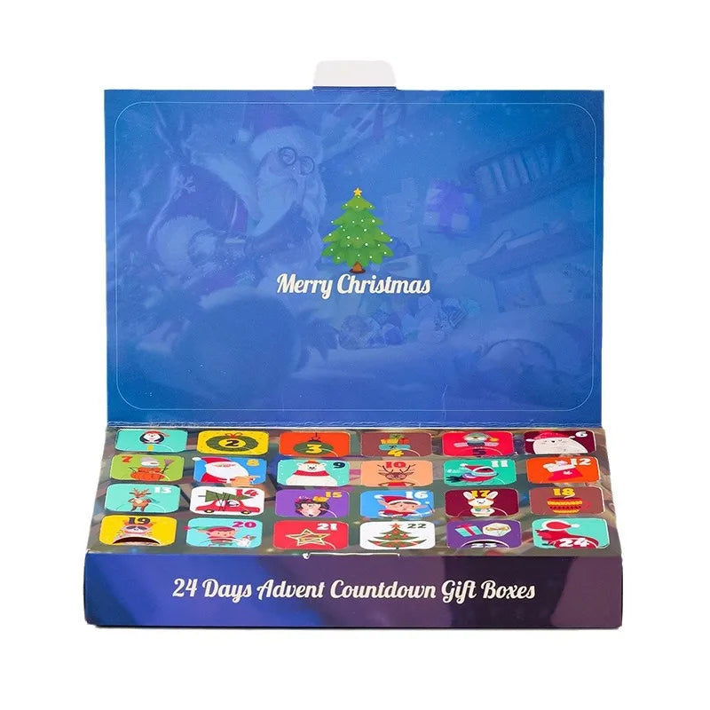 Calendrier de l'Avent Cristaux – 24 Pierres Naturelles Surprises, 5 Coffrets au Choix, Pierres Roulées, Brutes ou Cœur de Quartz Rose, Lithothérapie, Idée Cadeau Noël Femme