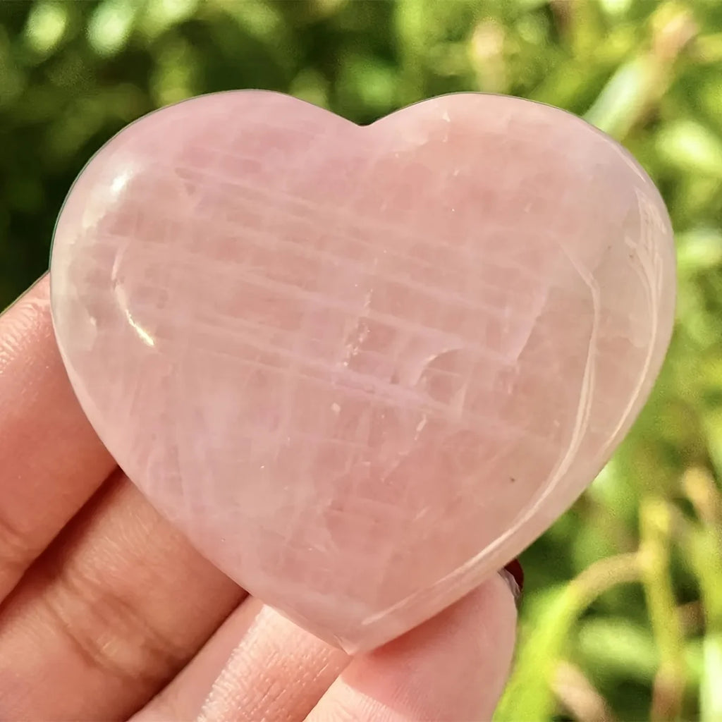 Cœur en Quartz Rose Naturel Poli – Grand Cœur Décoratif de 20 à 100 g