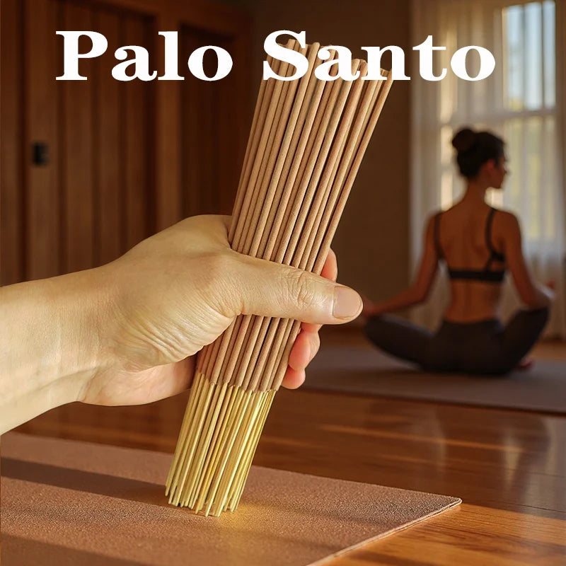 Bâtonnets d'Encens Palo Santo Naturel – Bois Sacré du Pérou, Lots de 30 à 120 Bâtonnets