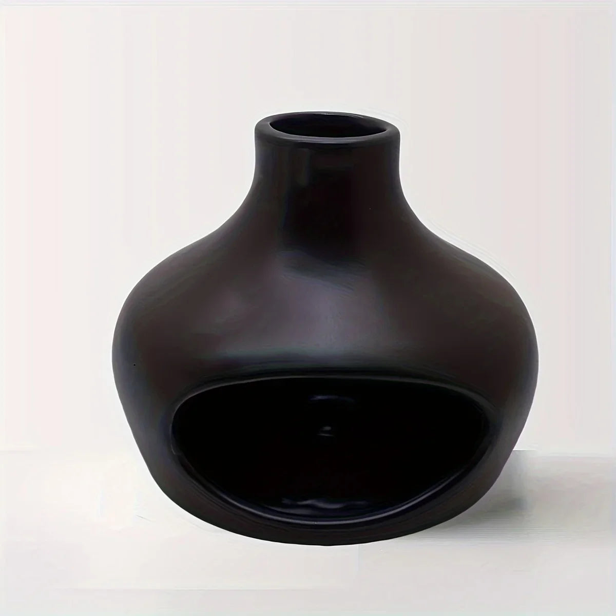 Brûleur à Palo Santo et Sauge en Céramique à Cheminée – Blanc ou Noir, Décoration Zen