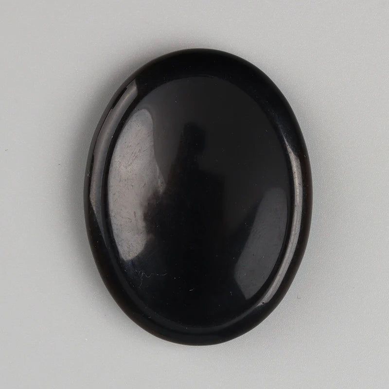 Pierre de Pouce Ovale en Pierre Naturelle 45 x 35 mm – Galet Anti-Stress, 16 Pierres au Choix
