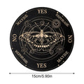 Planche à Pendule en Bois Gravé 15 cm – Soleil, Papillon de Nuit, Lune et Étoiles, 4 Modèles