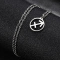 Collier Signe du Zodiaque en Acier Inoxydable Femme et Homme – Pendentif Rond Ajouré, 12 Signes Astrologiques, Argenté, Bijou Astro, Idée Cadeau