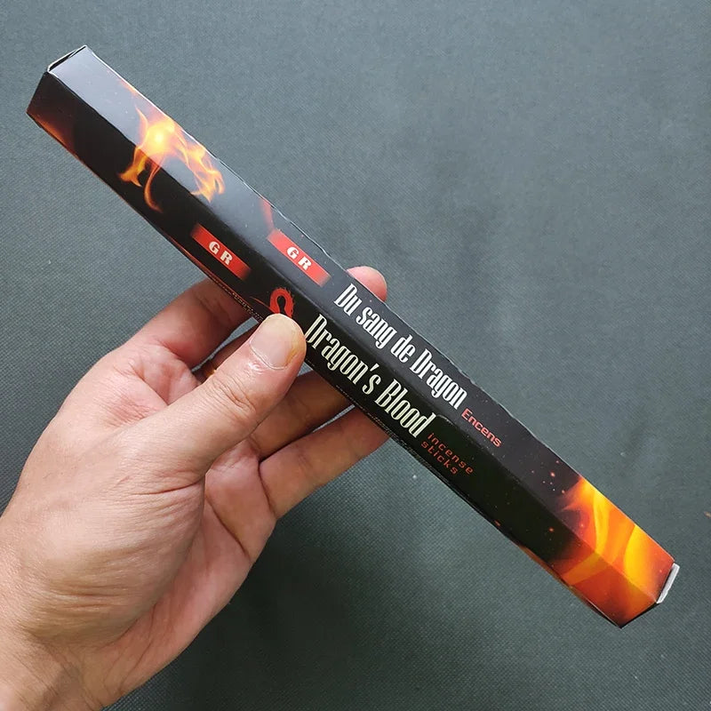 Encens Indien en Bâtonnets – Étui Hexagonal de 20, 38 Parfums : Santal, Lavande, Palo Santo, Oud