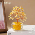 Arbre de Vie Feng Shui en Cristaux Naturels – Décoration Zen Maison et Bureau, Pièce Unique