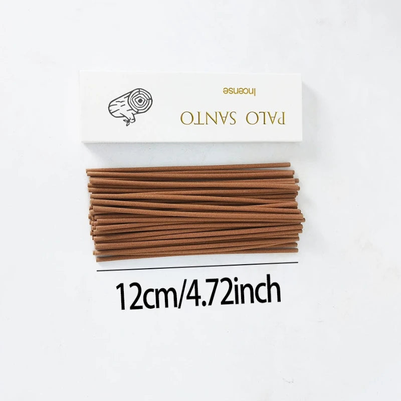 Bâtons d'Encens Palo Santo, Sauge Blanche ou Cèdre – Boîte de 30, Méditation et Yoga