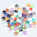 Cœurs en Pierres Naturelles 20 mm – Lot de 10, 20, 30 ou 50, Assortiment Multicolore