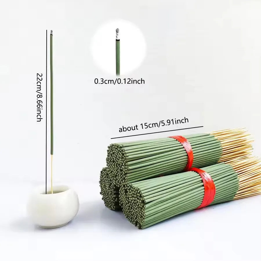 Bâtons d'Encens Sauge Blanche – 50 ou 100 Bâtonnets de 22 cm, Rituel de Purification