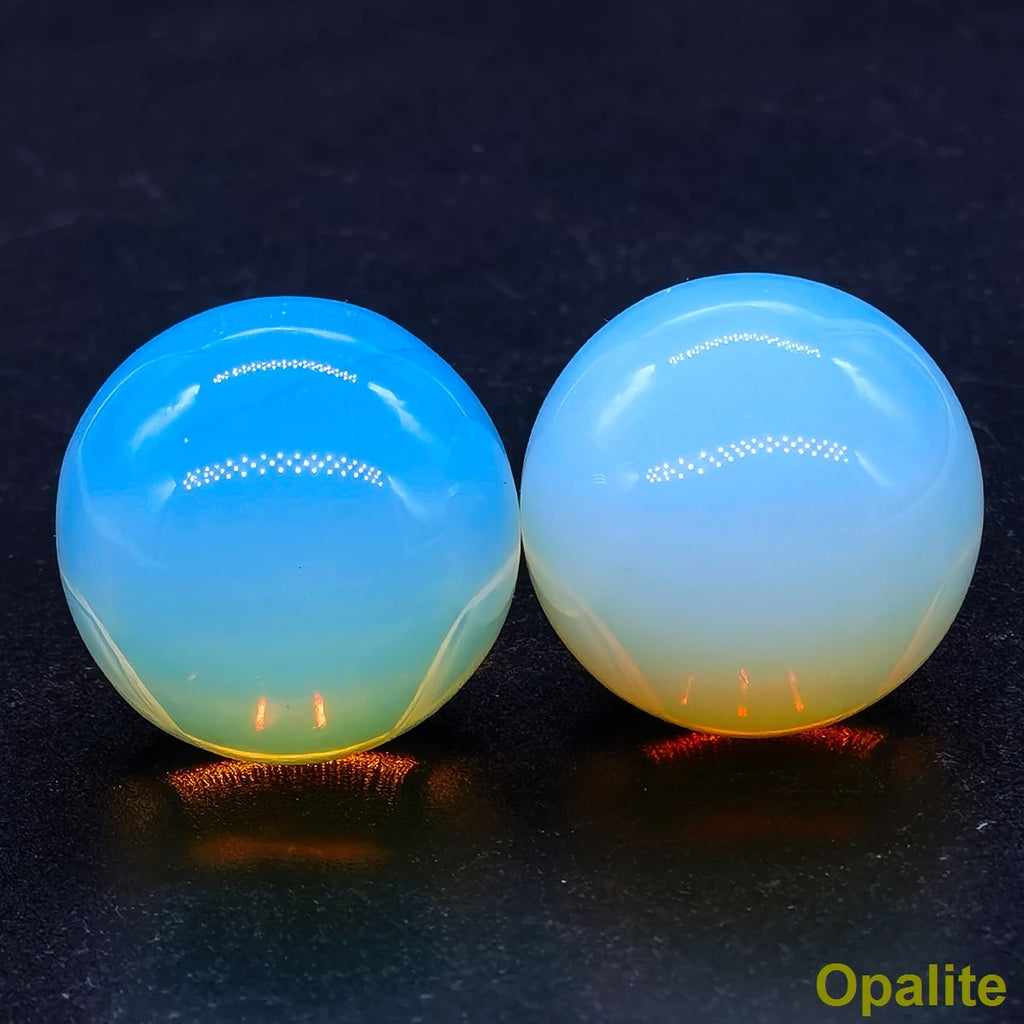 Sphère en Pierre Naturelle 25 mm – Améthyste, Quartz Rose, Labradorite, Œil de Tigre… 30 Pierres