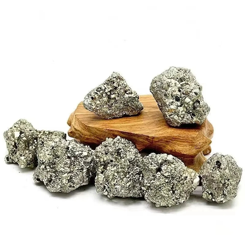 Pyrite Brute Naturelle – Pépites Dorées de 8 g à 100 g, Pierre de Collection