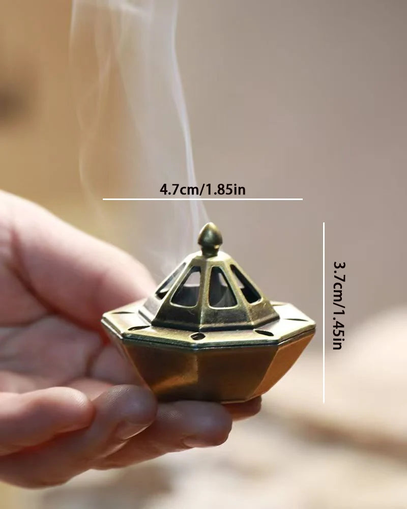 Porte-Encens Fleur de Lotus – Petit Brûleur pour Bâtons et Cônes, Décoration Zen