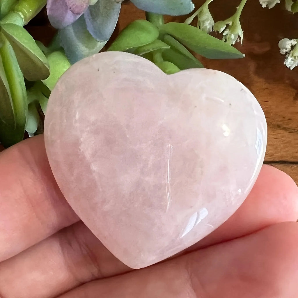 Cœur en Quartz Rose Naturel Poli – Grand Cœur Décoratif de 20 à 100 g
