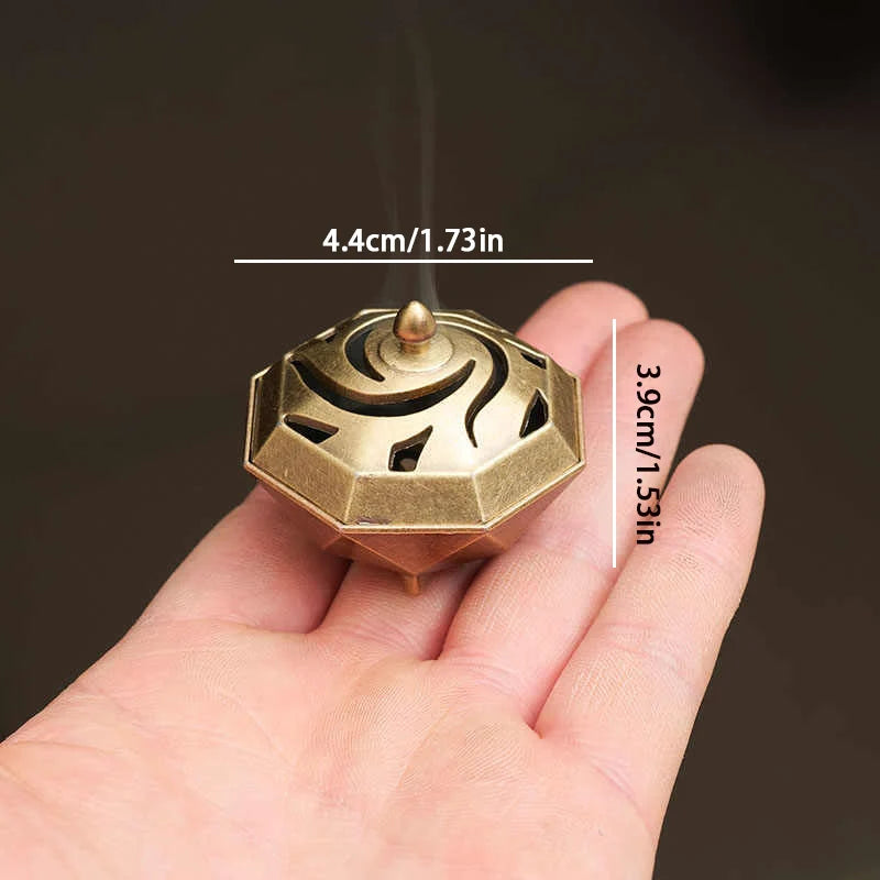 Porte-Encens Fleur de Lotus – Petit Brûleur pour Bâtons et Cônes, Décoration Zen