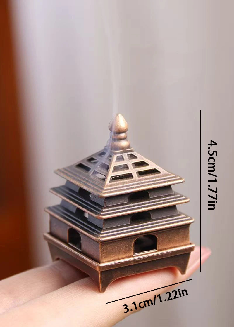 Porte-Encens Fleur de Lotus – Petit Brûleur pour Bâtons et Cônes, Décoration Zen