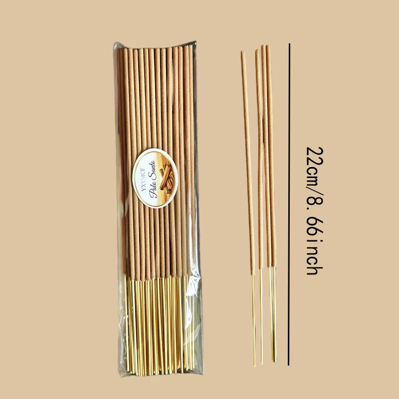 Bâtonnets d'Encens Palo Santo Naturel – Bois Sacré du Pérou, Lots de 30 à 120 Bâtonnets