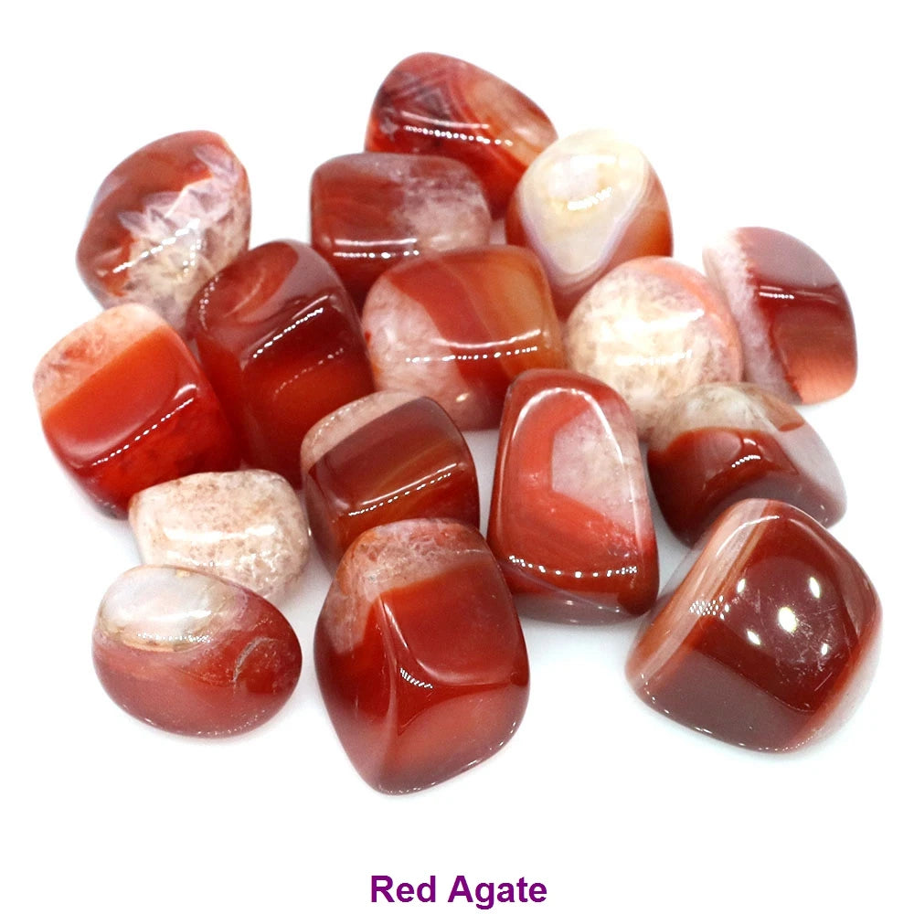 Pierres Roulées Naturelles en Vrac – 25 Pierres au Choix ou Assortiment, Sachet de 50, 100 ou 200 g