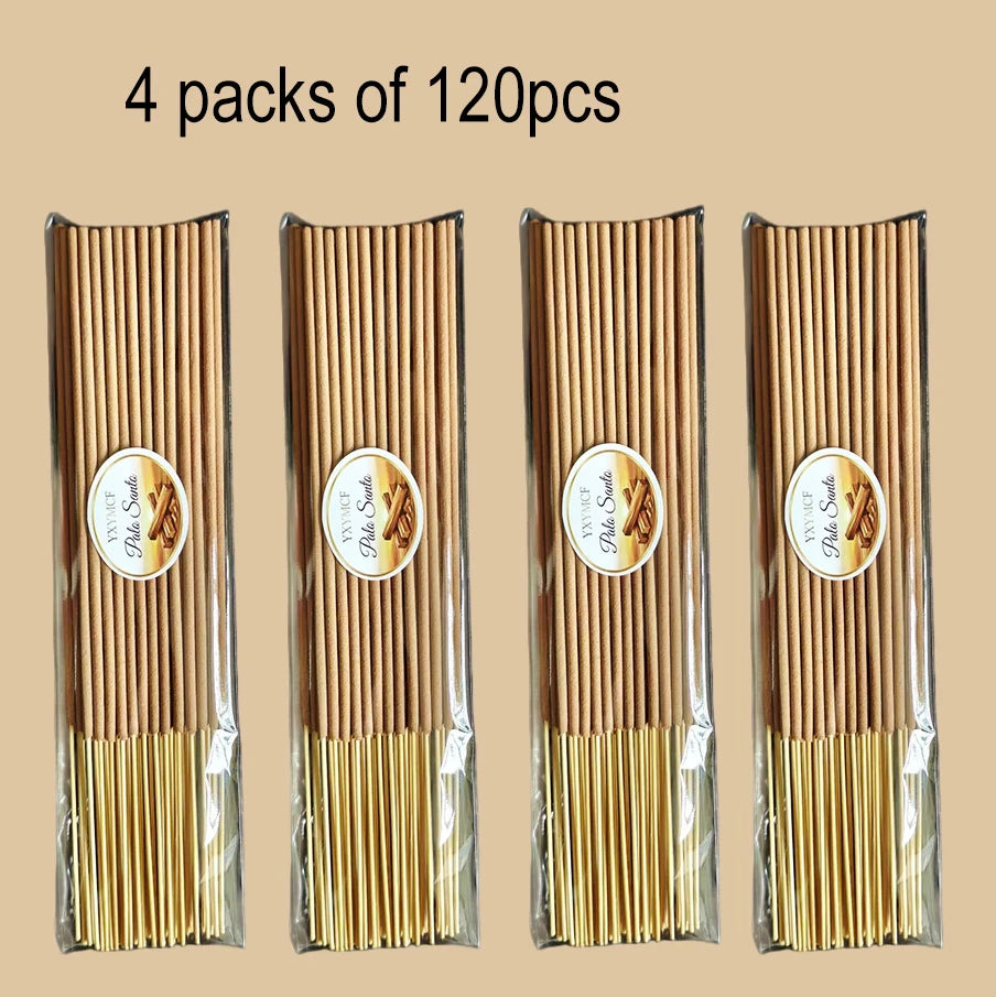 Bâtonnets d'Encens Palo Santo Naturel – Bois Sacré du Pérou, Lots de 30 à 120 Bâtonnets