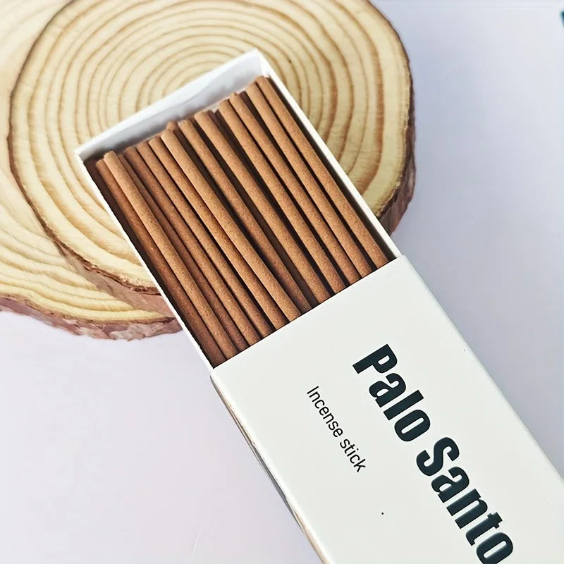 Bâtons d'Encens Palo Santo, Sauge Blanche ou Cèdre – Boîte de 30, Méditation et Yoga