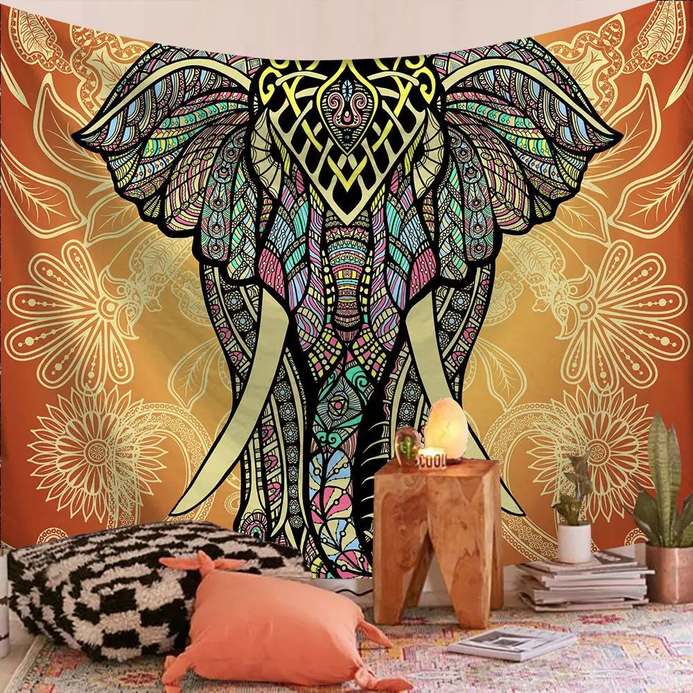 Tenture Murale Mandala Indien – Tapisserie Bohème en Tissu, Décoration Zen et Méditation, Idée Cadeau, 5 Tailles et 16 Motifs