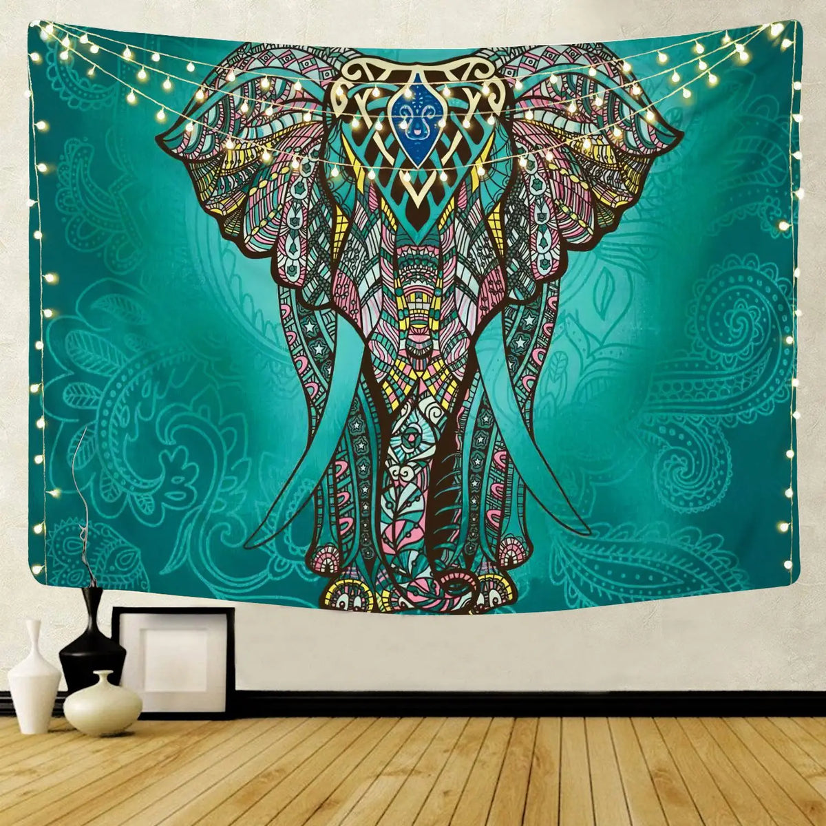 Tenture Murale Mandala Indien – Tapisserie Bohème en Tissu, Décoration Zen et Méditation, Idée Cadeau, 5 Tailles et 16 Motifs