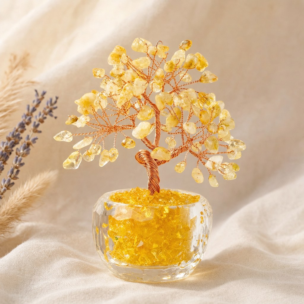 Arbre de Vie Feng Shui en Cristaux Naturels