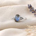 Bague Labradorite Naturelle Femme
