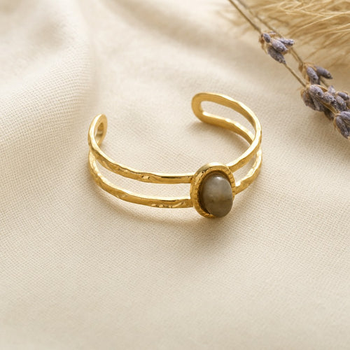 Bague Pierre Naturelle Femme Ajustable