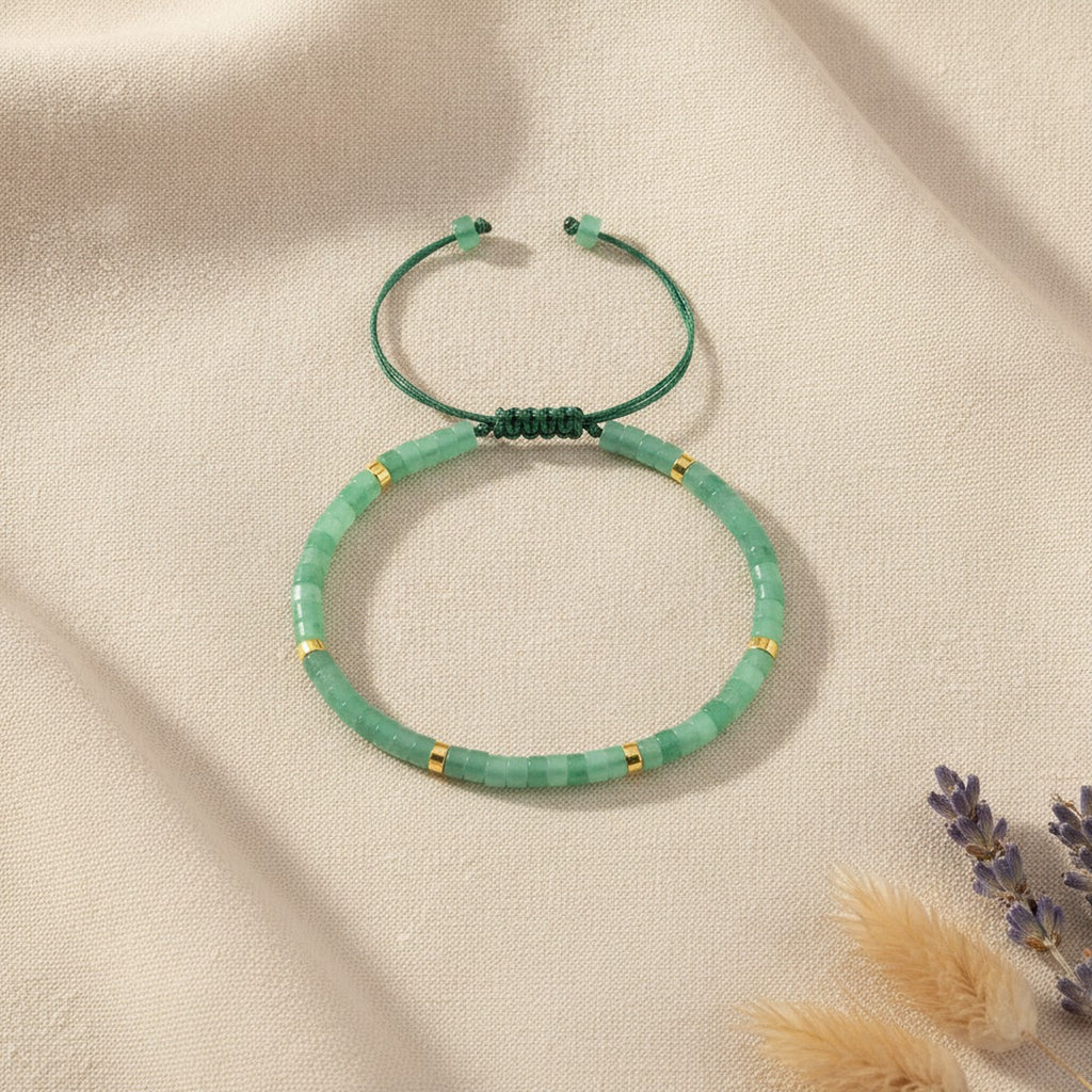 Bracelet Aventurine Verte
