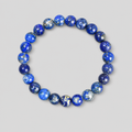 Bracelet en perles de lapis-lazuli naturel
