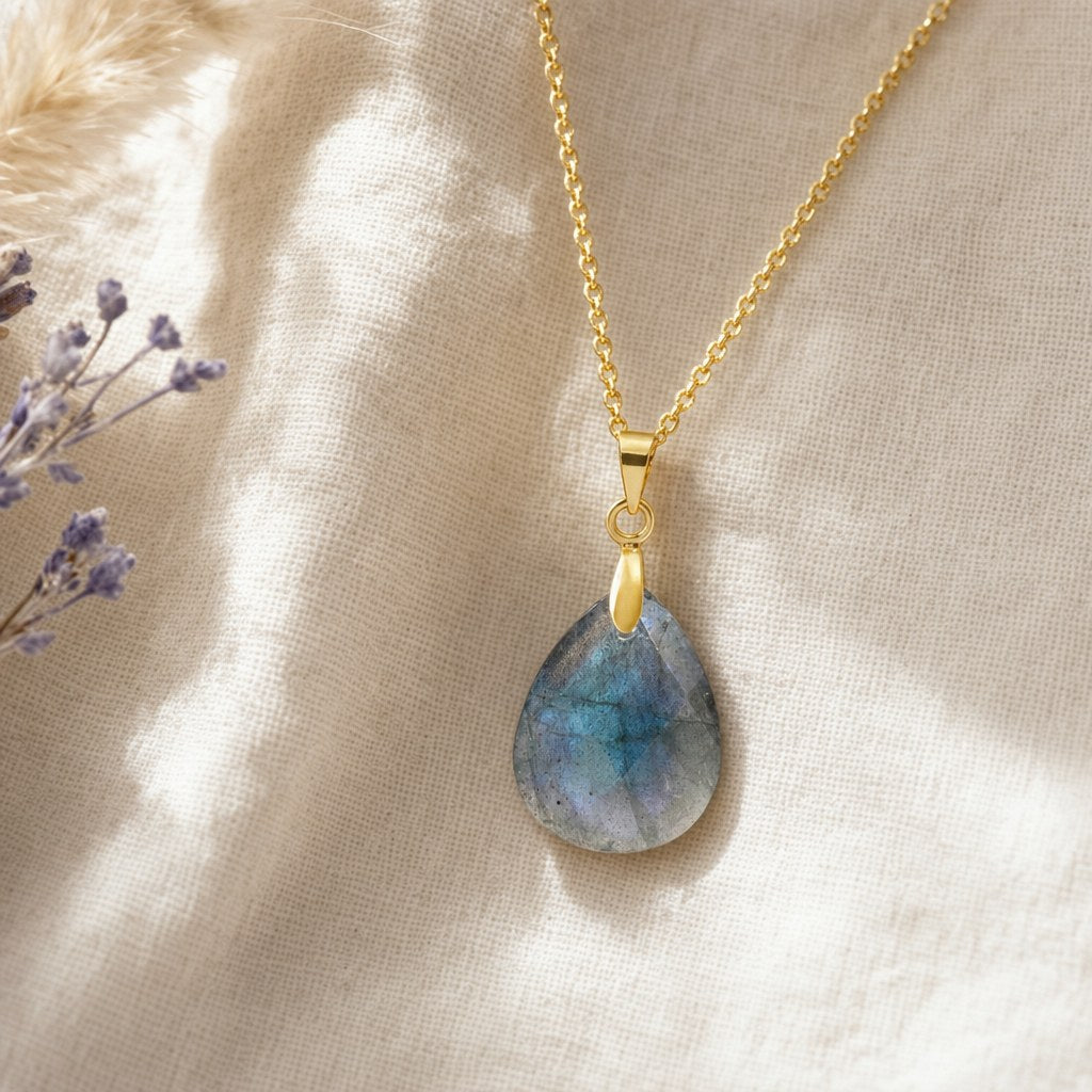 Collier Labradorite Naturelle Femme