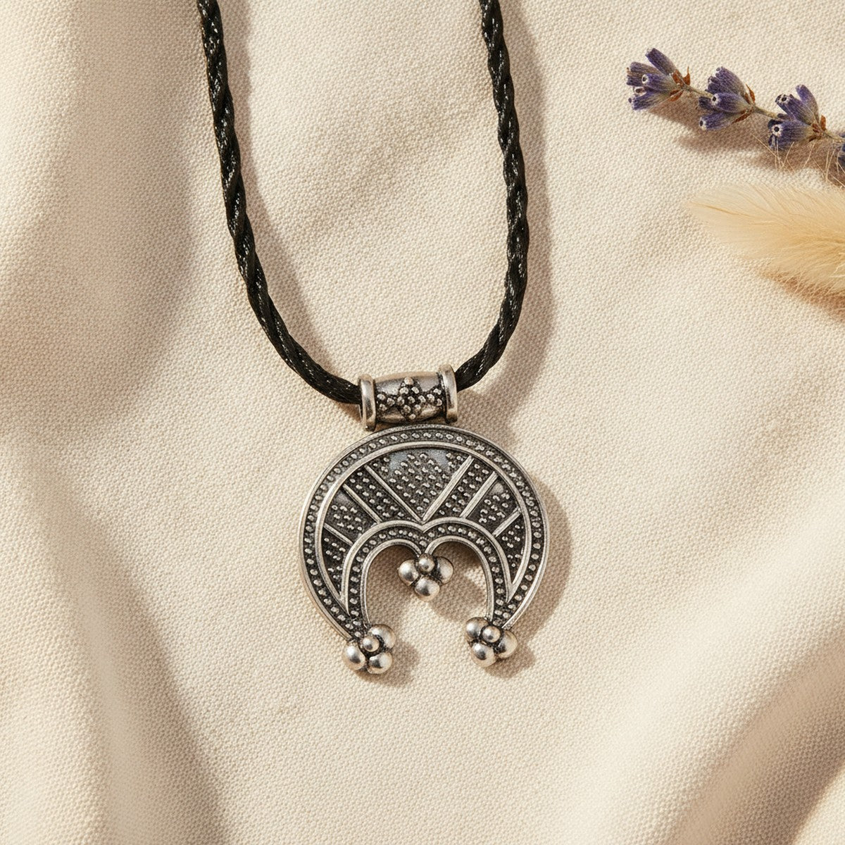 Collier Lunnitsa Croissant de Lune Femme et Homme