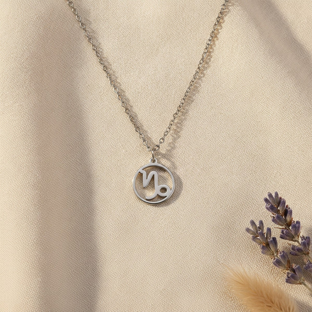 Collier Signe du Zodiaque en Acier Inoxydable Femme et Homme