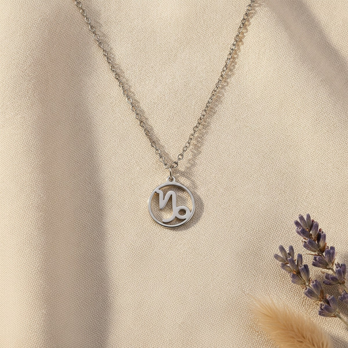Collier Signe du Zodiaque en Acier Inoxydable Femme et Homme