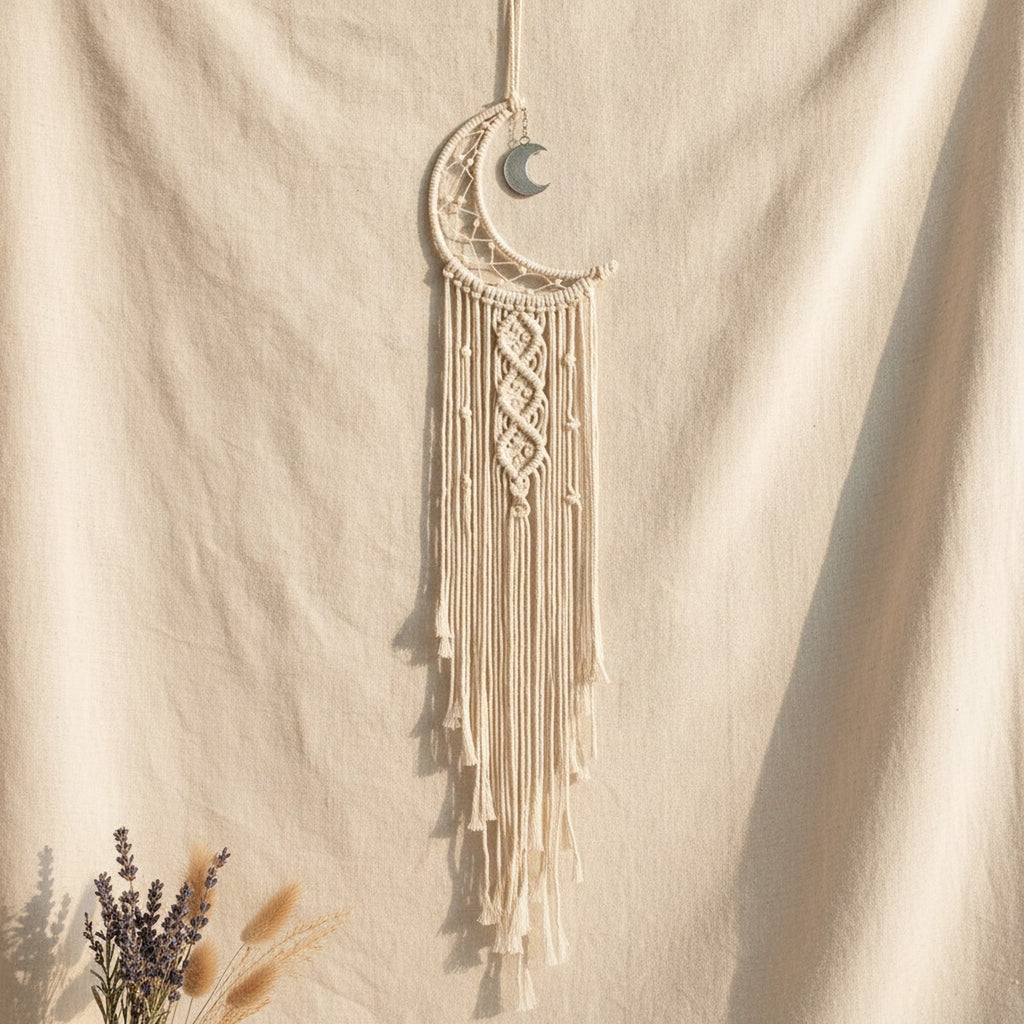 Macramé Mural Lune 96 cm