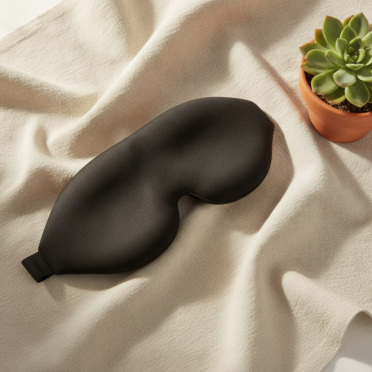 Masque de sommeil 3D sans pression noir