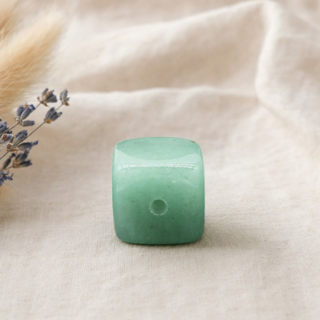 Porte-Encens Cube en Pierre Naturelle 2 cm