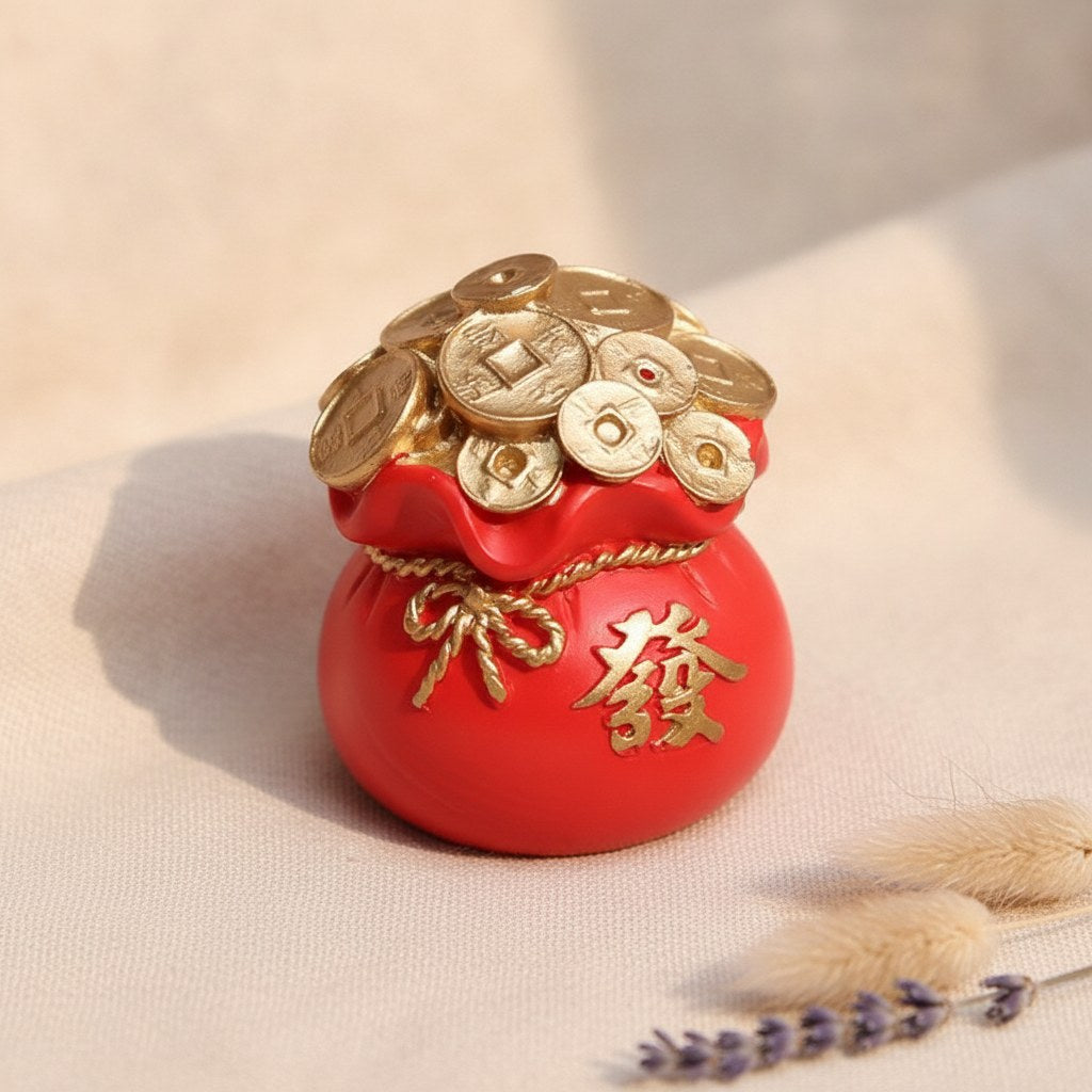 Sac de Fortune Feng Shui en Résine