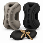 Lot de 2 oreillers de sieste avec le masque de sommeil offert