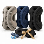 Lot de 3 oreillers de sieste avec le masque et les bouchons d'oreilles offerts