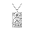 Collier Carte de Tarot en Acier Inoxydable